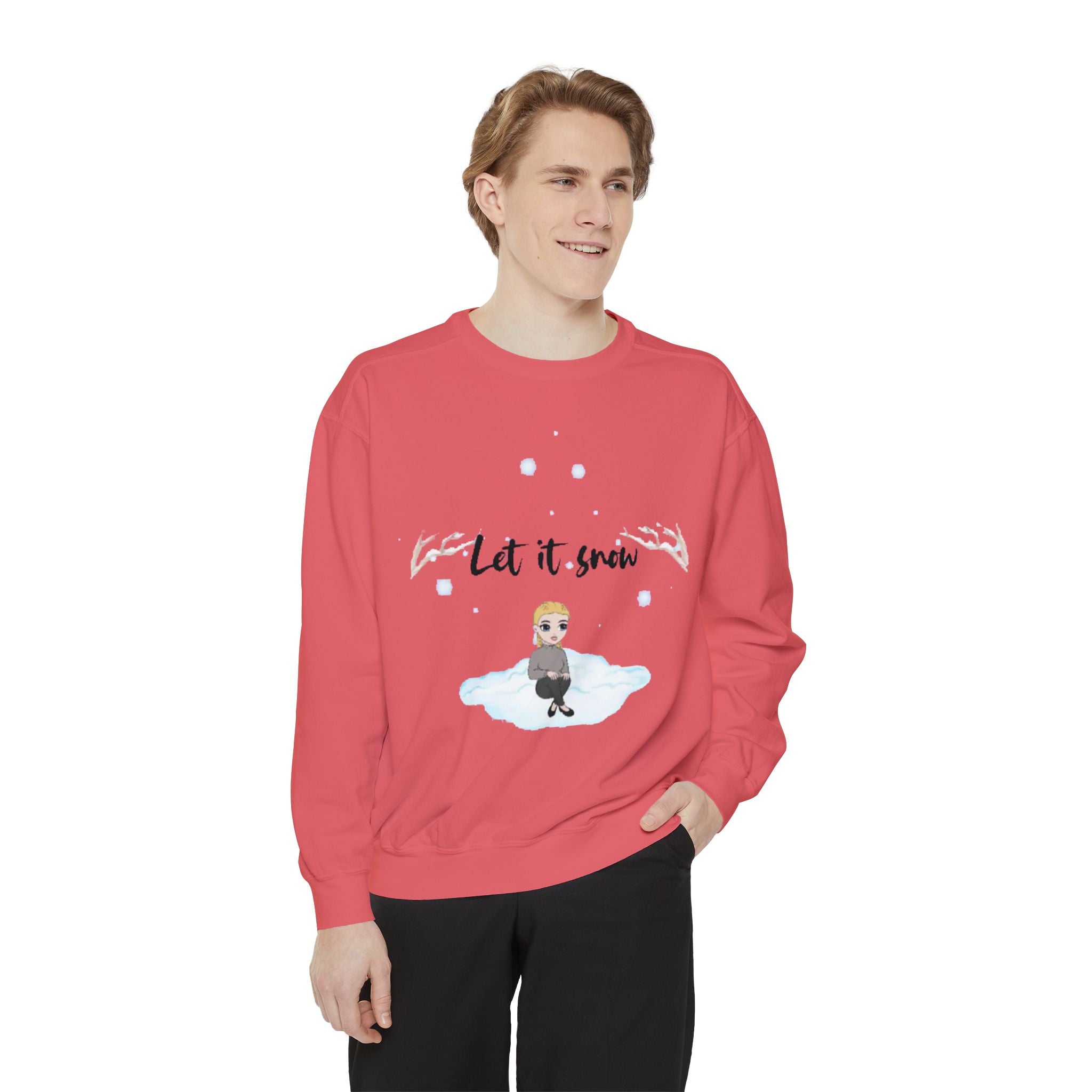 Halloween is Better with a Cat | Unisex Garment-Dyed Sweatshirt